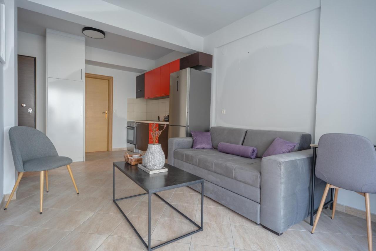 #G30 Chic 1 Bedroom Apartment In The Centre Of Volos Luaran gambar